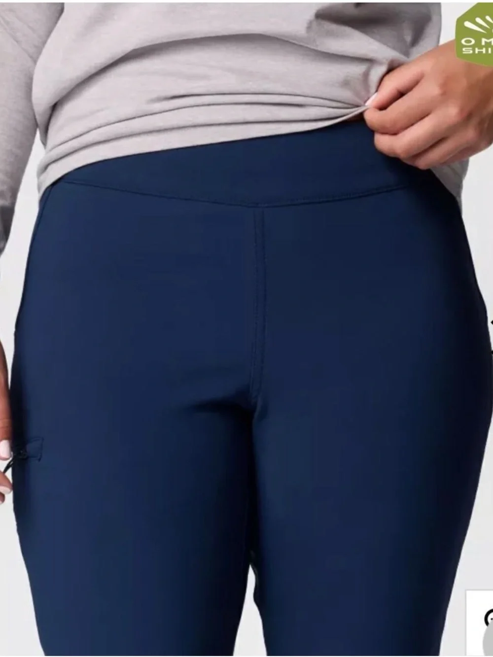 Columbia Navy Straight-Leg Travel Pants